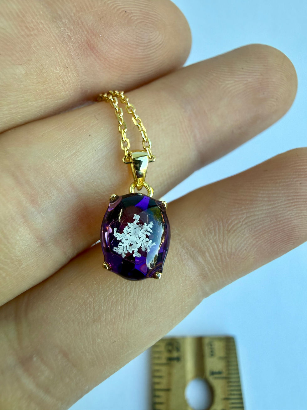 Miniaturbild: Pendant-Amethyst/Preserved Snowflake