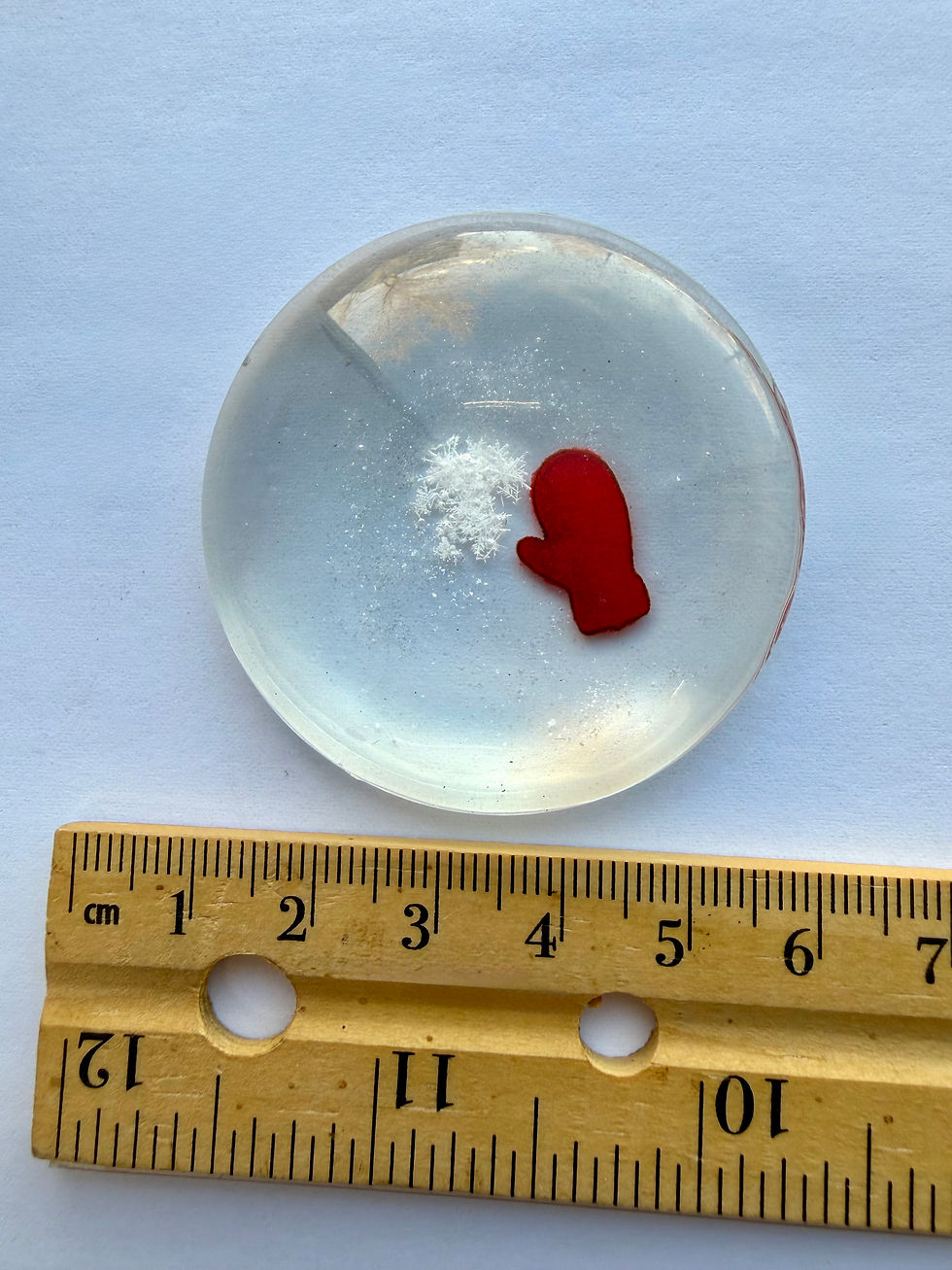 Miniaturbild: Art Display/50mm-Real Snowflake Preserved Resin/Glass