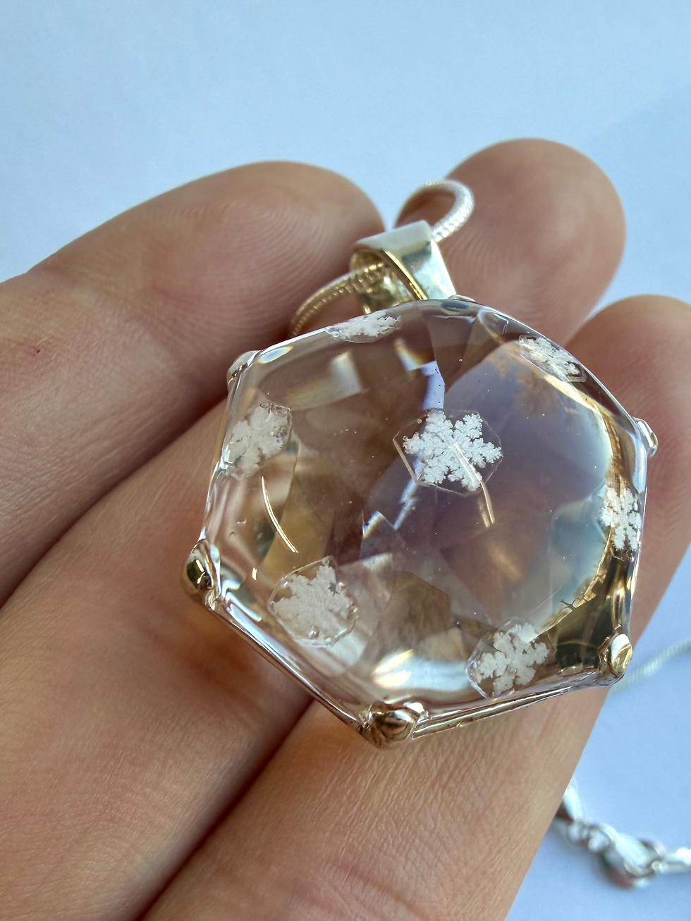 Miniaturbild: Pendant-Quartz/Preserved Snowflake 
