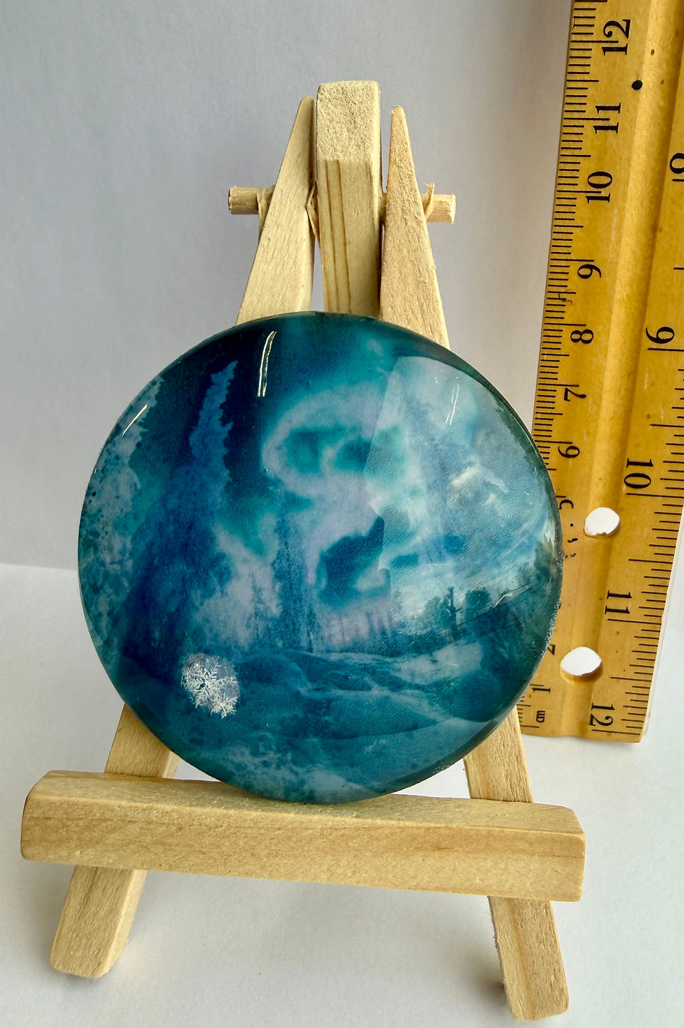 Miniaturbild: Art Display/50mm-Real Snowflake Preserved Resin/Glass