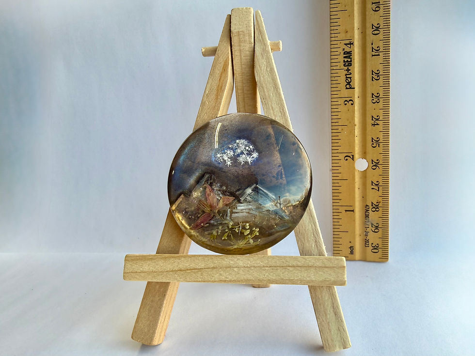 Thumbnail: Art Display/50mm-Real Snowflake Preserved Resin/Glass