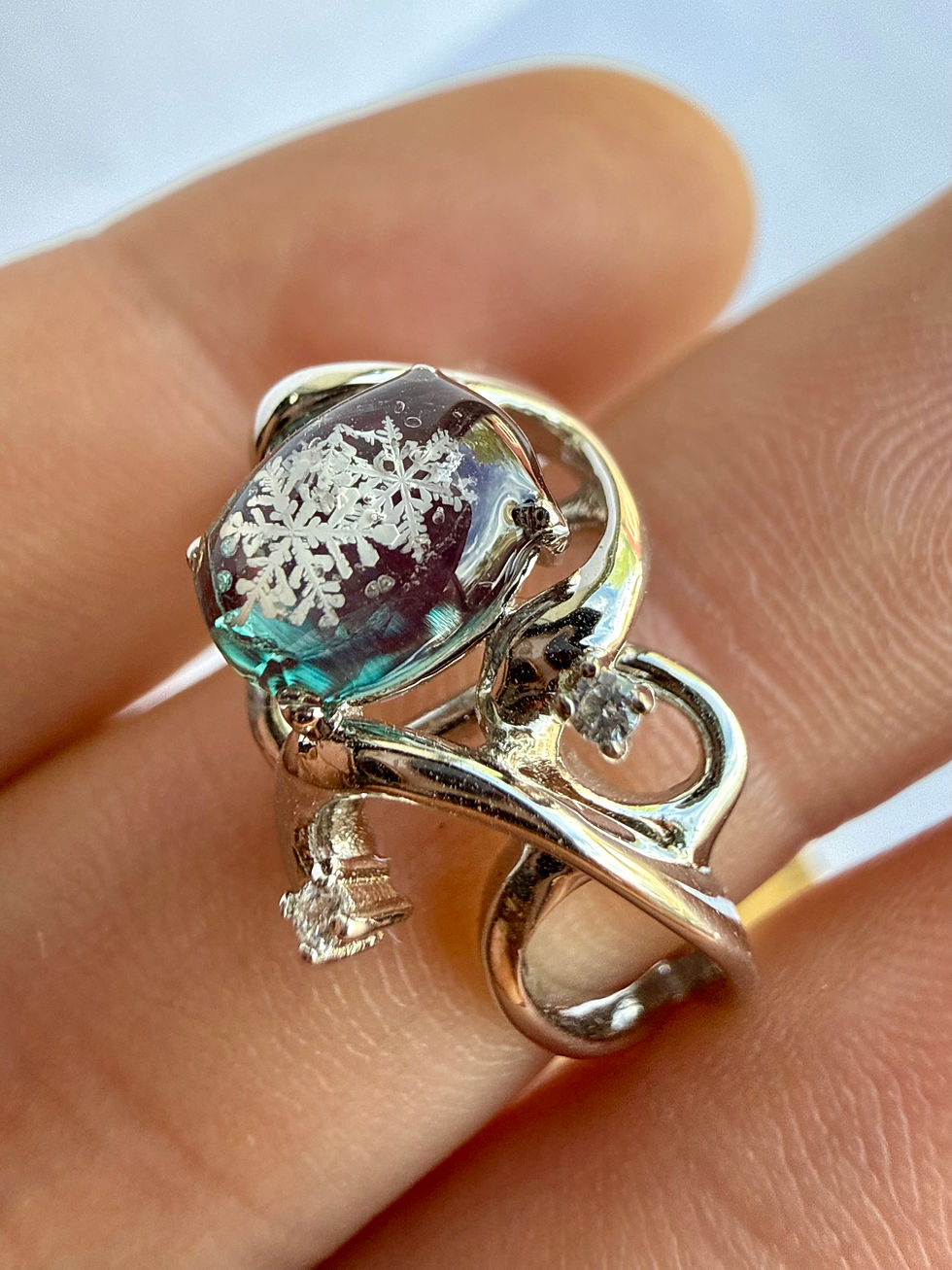 Thumbnail: Ring-Alexandrite/Preserved Snowflake