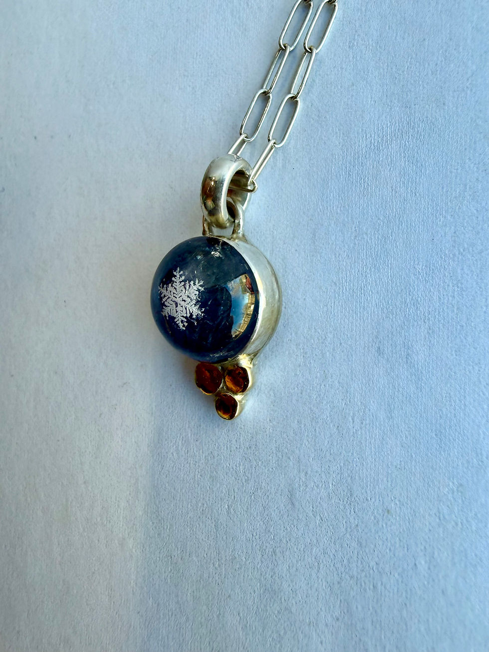 Thumbnail: Pendant-Tanzanite/Preserved Snowflake