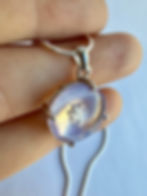 Thumbnail: Pendant-15mm Glass/Preserved Snowflake