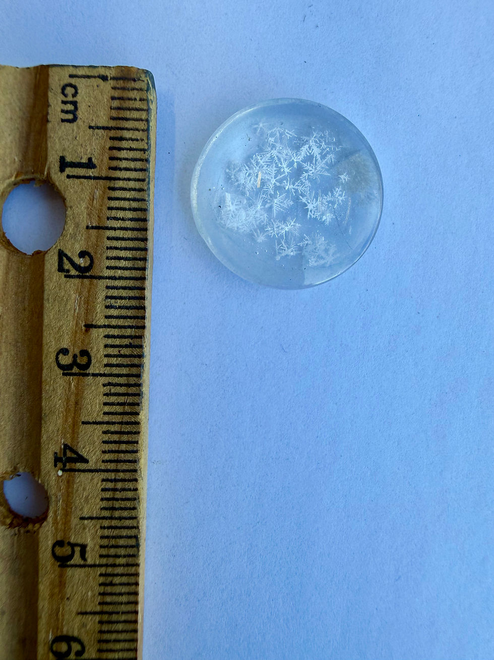 Thumbnail: Preserved Snowflake Storm Cluster Art, 20mm Real Snowflake Glass Display, Natura