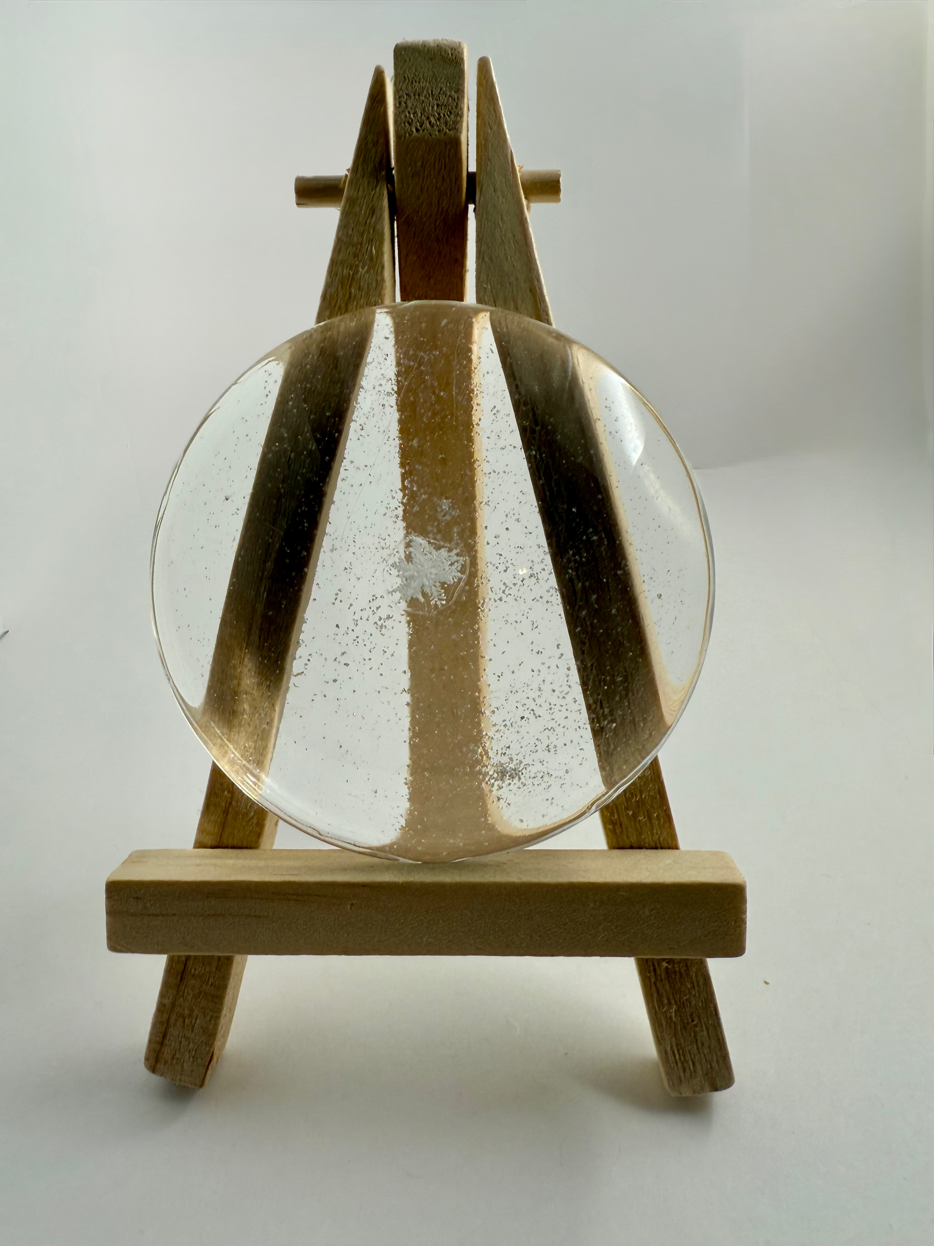 Art Display/50mm-Real Snowflake Preserved Resin/Glass