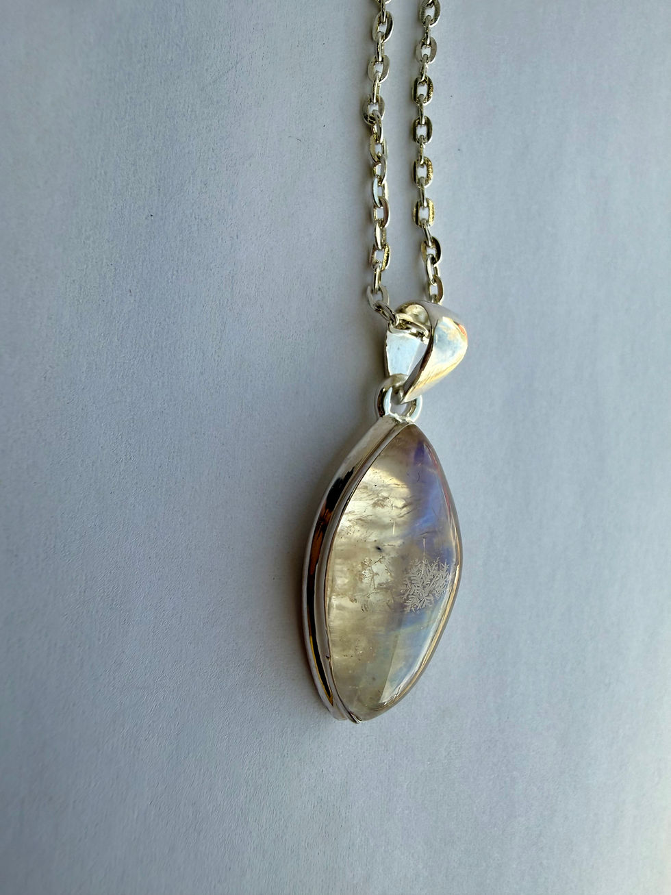 Thumbnail: Pendant-Moonstone/Preserved Snowflake