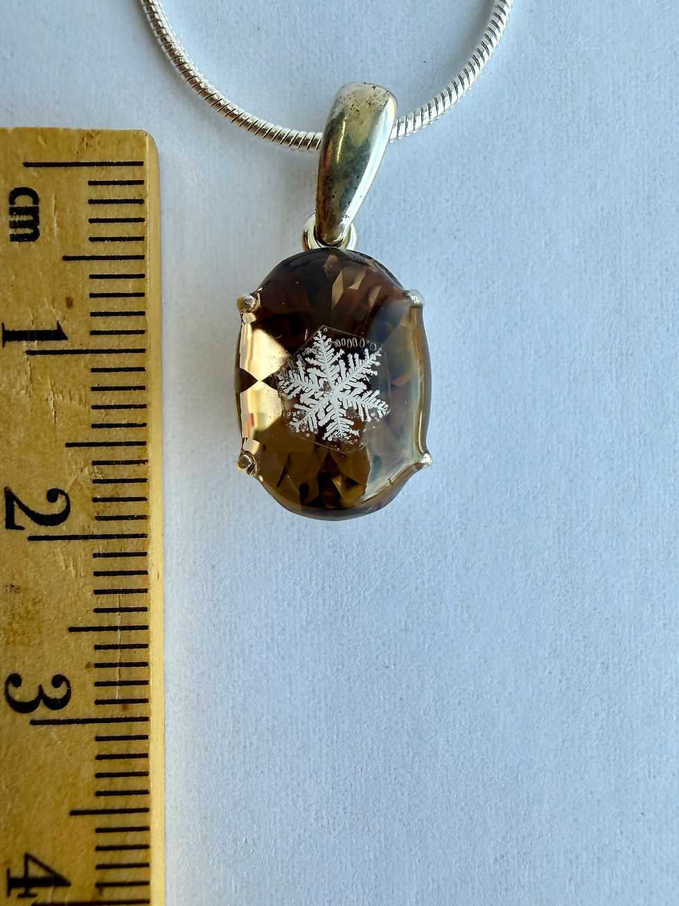 Thumbnail: Pendant-Colorado Smokey Quartz/Preserved Snowflake