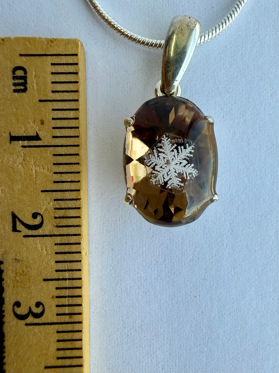 Thumbnail: Pendant-Colorado Smokey Quartz/Preserved Snowflake