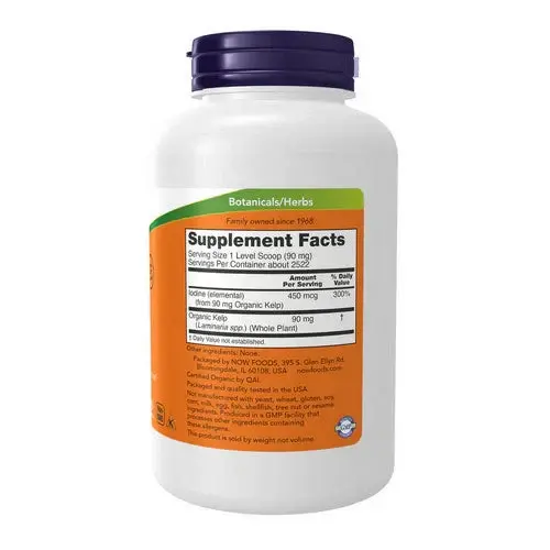Thumbnail: NOW Organic Kelp Pure Powder 8oz at World Foods Market