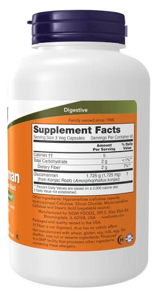 Thumbnail: Glucomannan 575mg 180 Veg Capsules