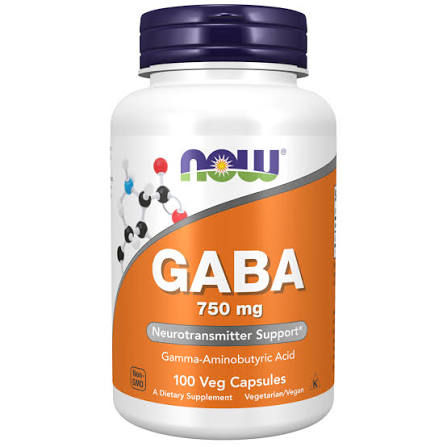 GABA 750mg 100 Veg Capsules