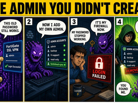 Hunt FortiBleed: the firewall admin you didn't create