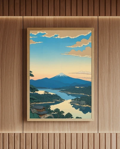 絵画 Mountain Serenity Mountain Serenity