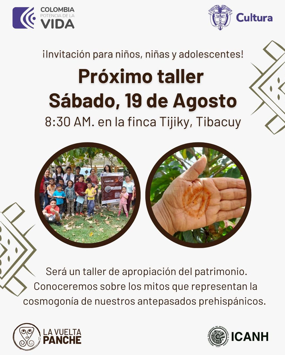 Invitación a taller 19 de agosto