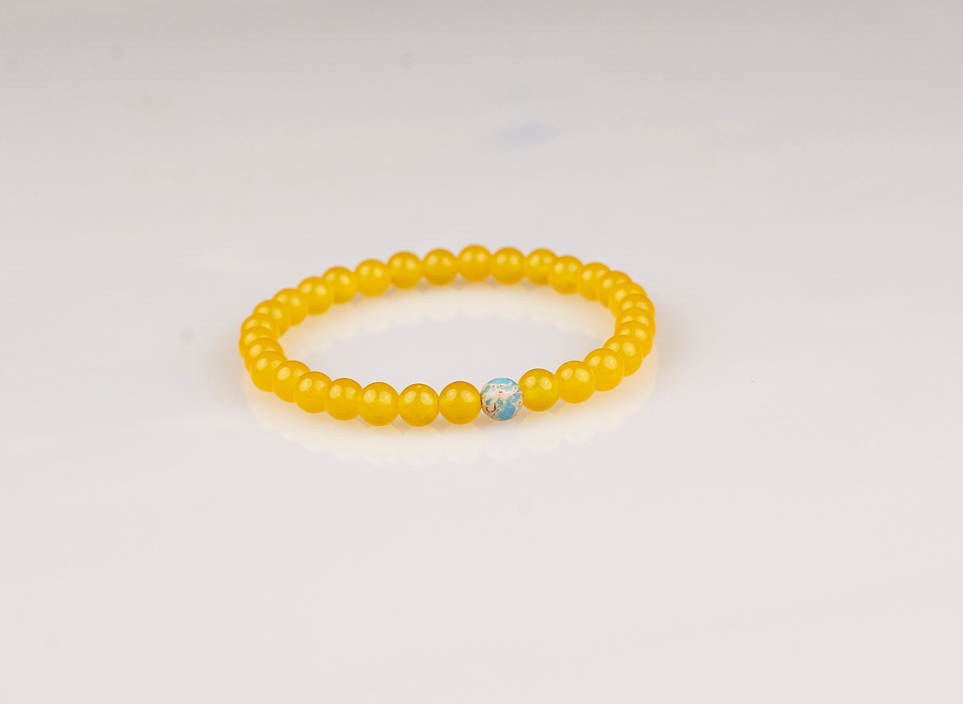 Golden Globe 6mm Semi-Precious High Fashion Unisex