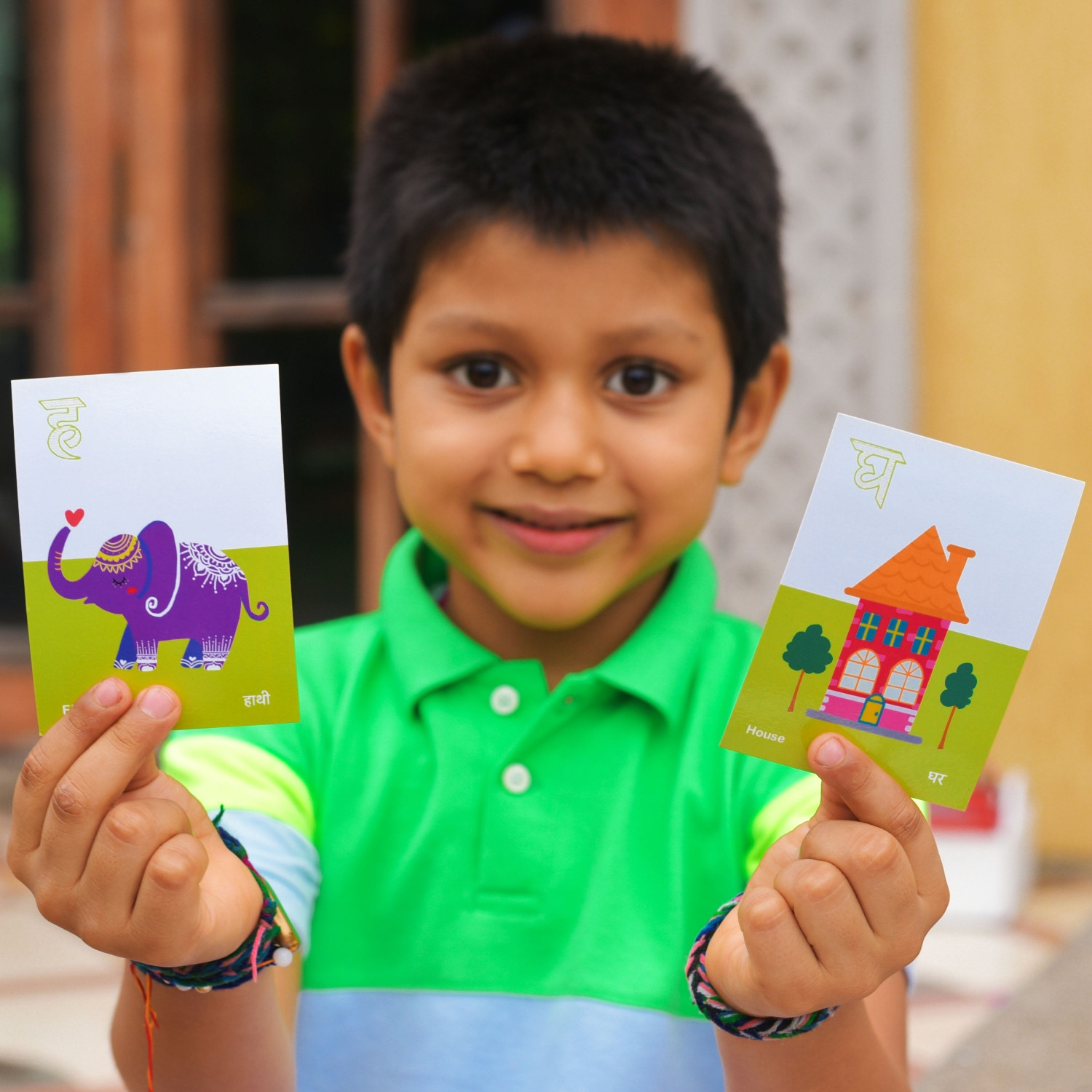 Piccolo Hindi Alphabet Flashcards