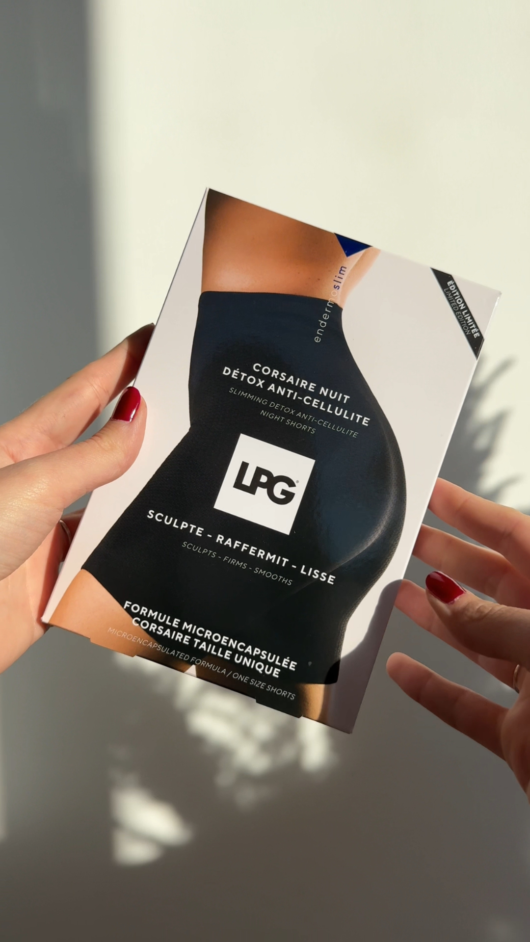 Slimming detox anti-cellulite night shorts