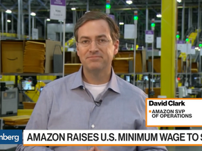 Bloomberg: Raising Wages at Amazon for Hourly Workers with Dave Clark