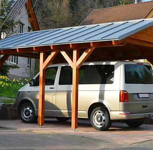 JW Portable Buildings New Wooden Carport Near Asheville, NC
