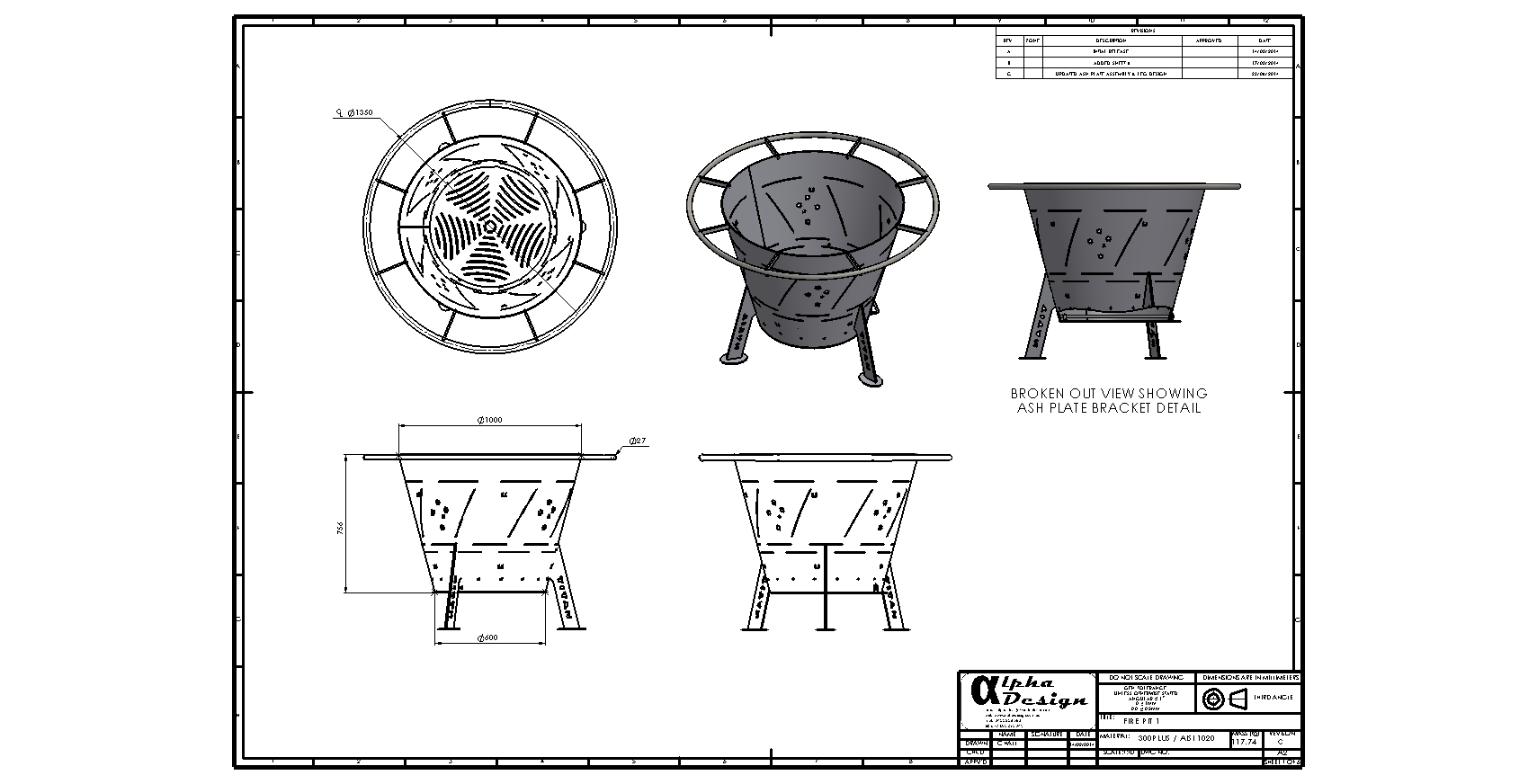 Fabricated Steel Fire Pit