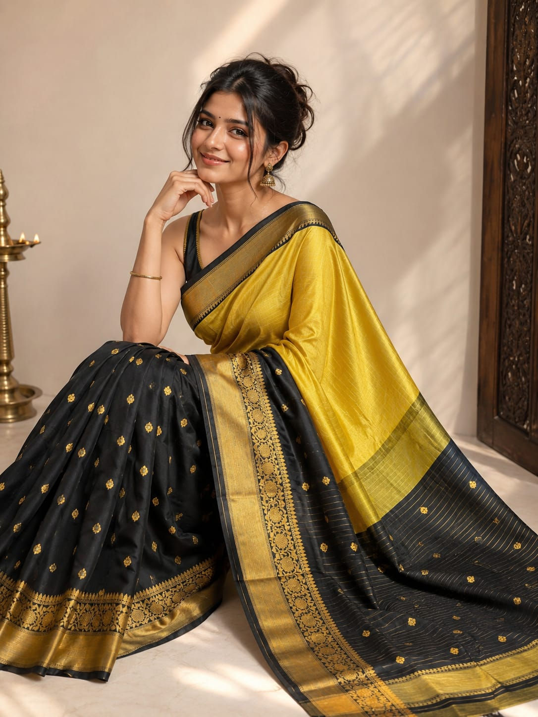TTB002---TISSUE BANASARI SILK SAREE