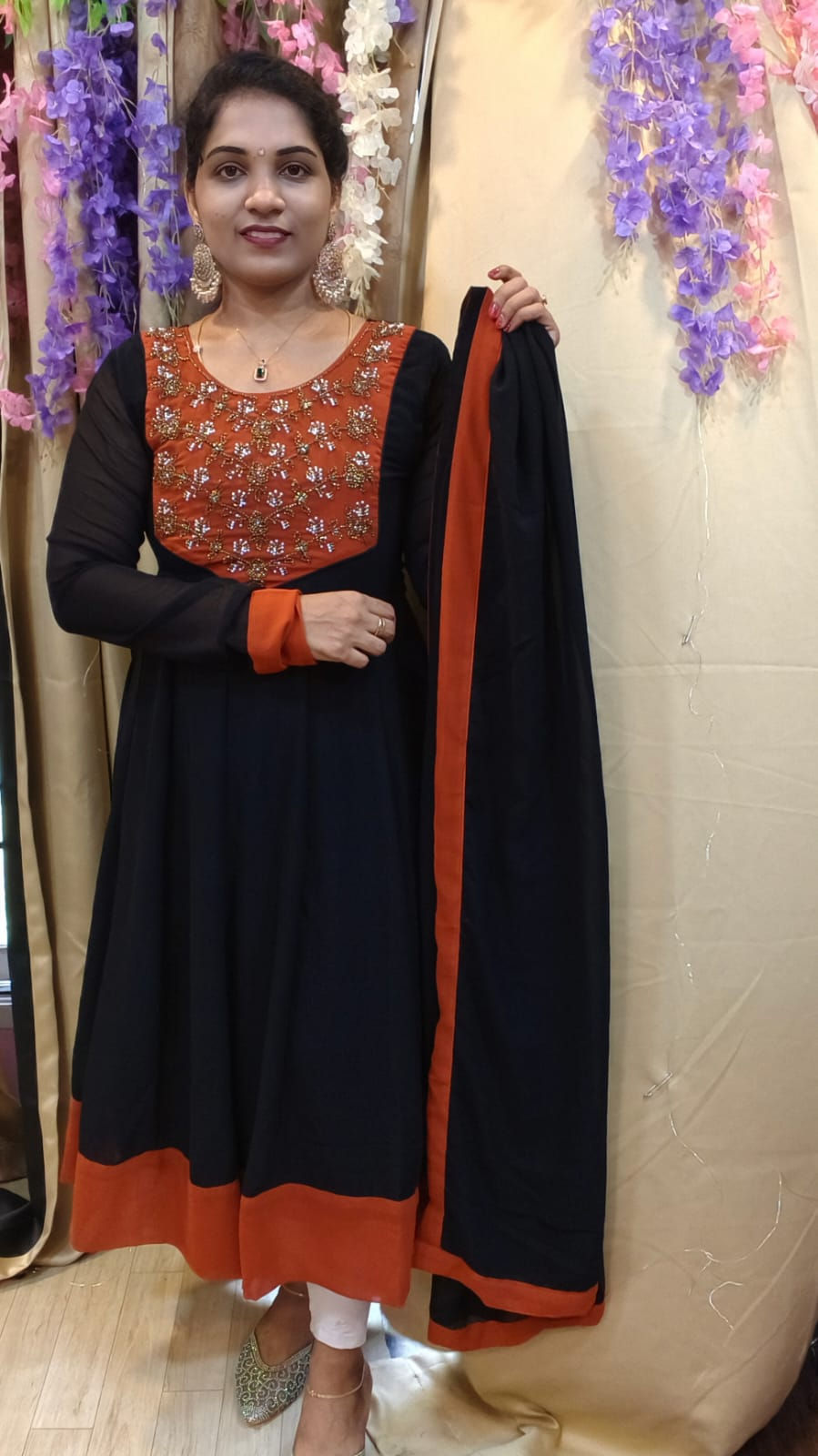 Thumbnail: TGK005   GEORGETTE KURTI