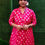 Thumbnail: GEORGETTE WITH CONTRAST YOKE A LINE CUT KURTI RANI PINK COLOUR