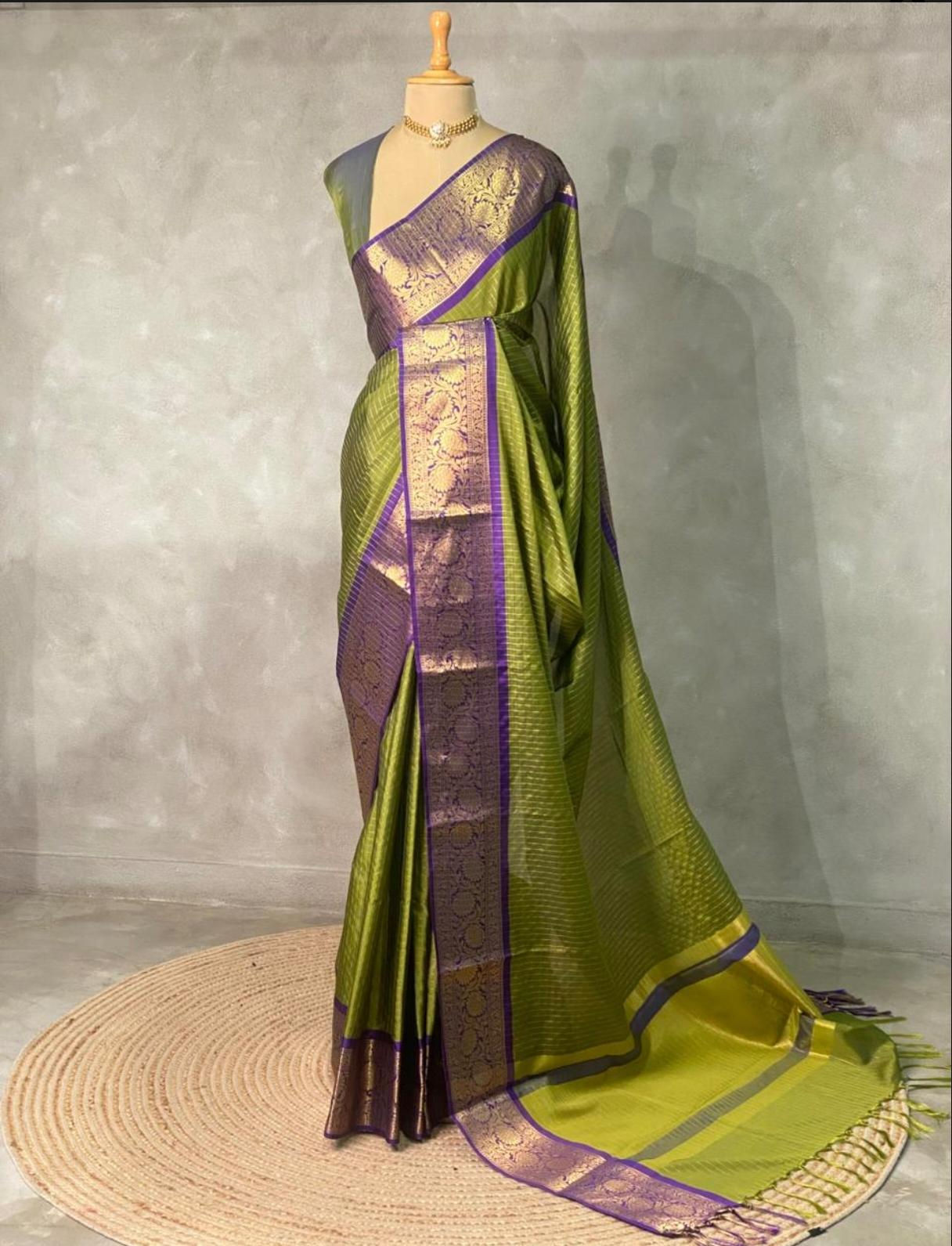 TCB012 SEMI BANARASI SILK