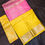 Thumbnail: TVS03---VISCOSE SILK SAREE YELLOW 💛 WITH PINK 🩷