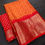 Thumbnail: BANDHINI DOLA SILK SAREE ORANGE WITH RED COLOUR