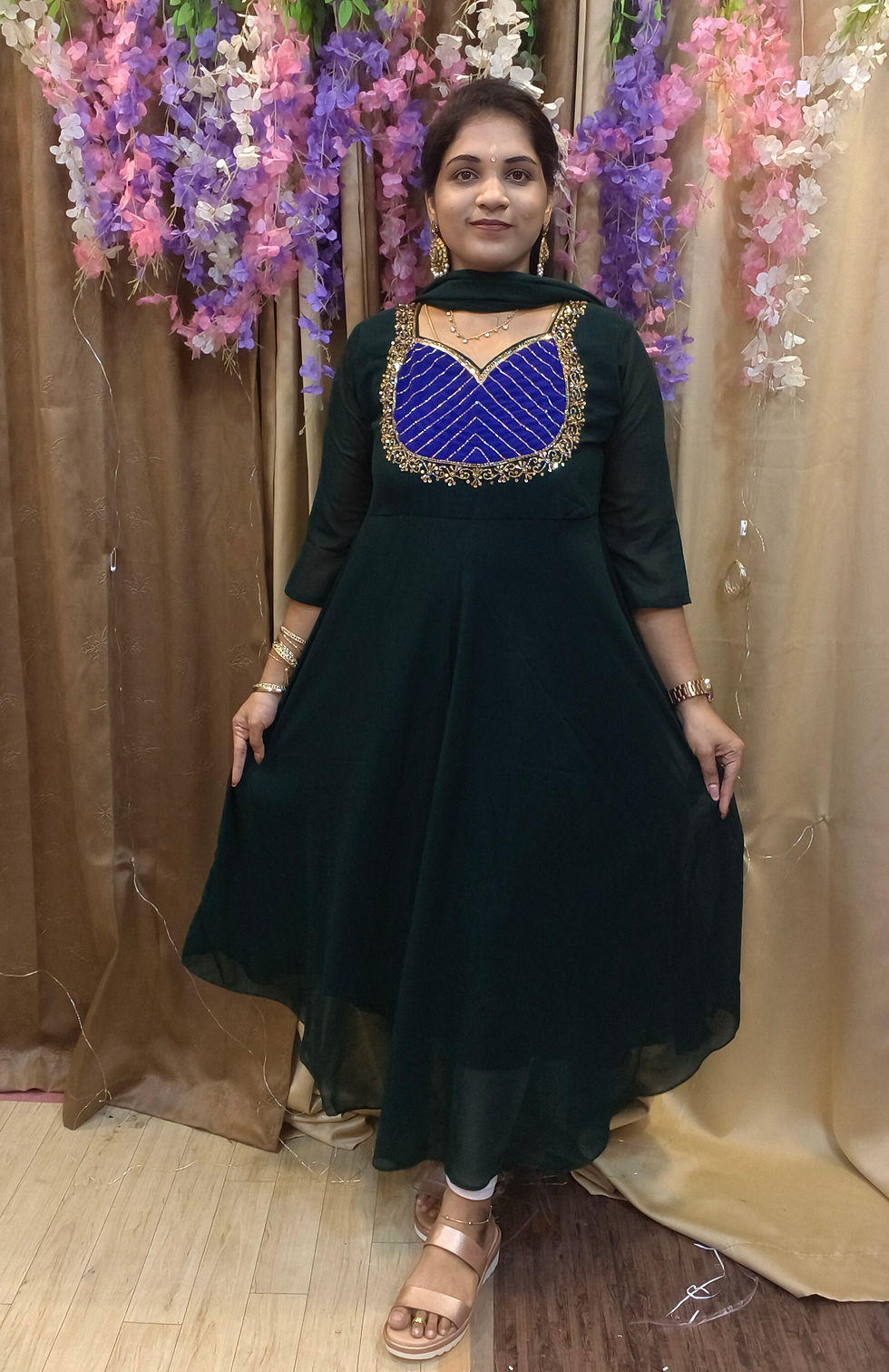 Thumbnail: TGK045- GEORGETTE KURTI