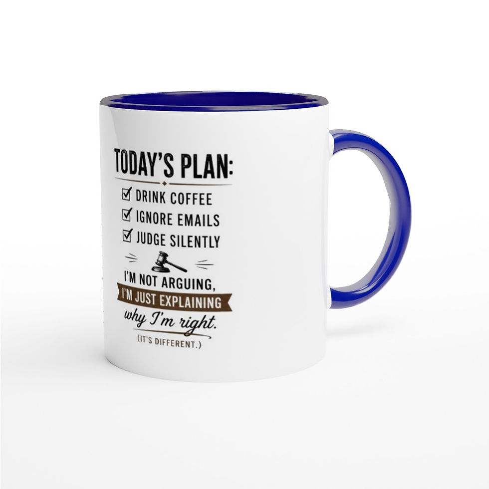 Thumbnail: Sarcastic Attorney, Barrister & Law Student Ceramic Mug – Office Gift