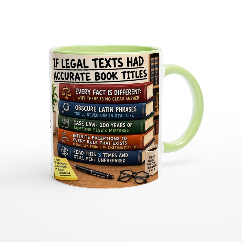 Thumbnail: If Legal Texts Had Accurate Book Titles Legal Humor Gift Mug