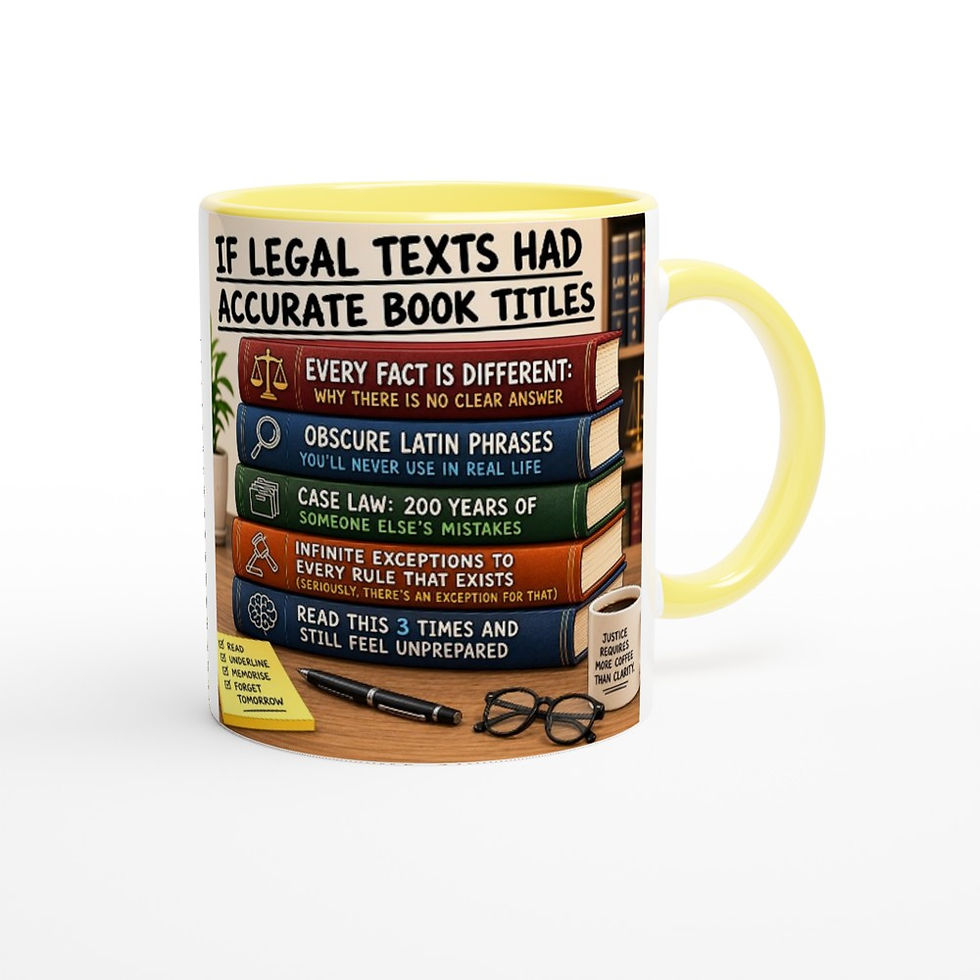 Thumbnail: If Legal Texts Had Accurate Book Titles Legal Humor Gift Mug