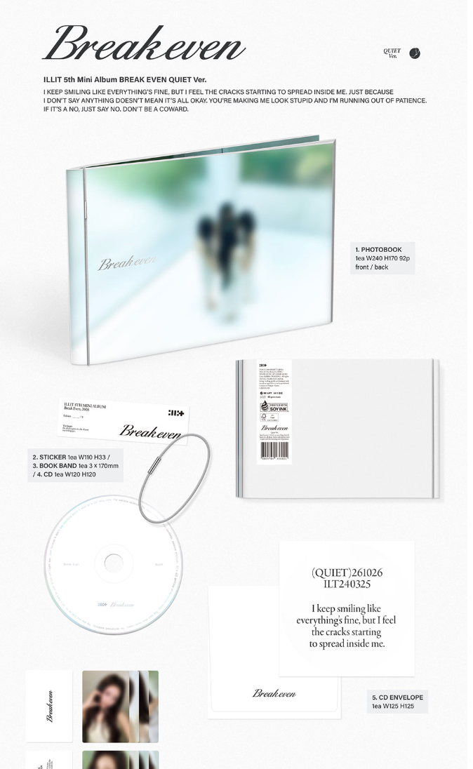 Sličica: KPOP ALBUM ILLIT - BREAK EVEN + PRE-ORDER BENEFIT