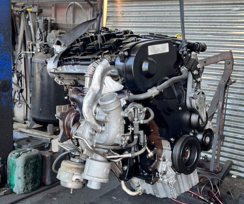 Thumbnail: 2009 Audi A4 2.0L (VIN F, 5th Digit, Turbo), AT Engine Assembly For Sale - 58,112 miles