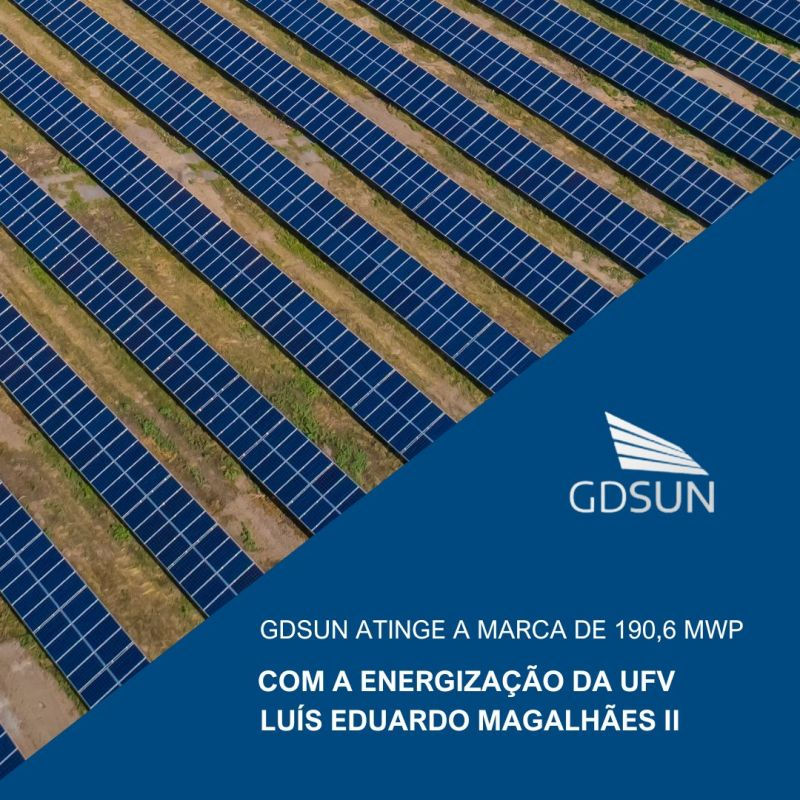 gdsun atinge a marca de 190,6 mwp
