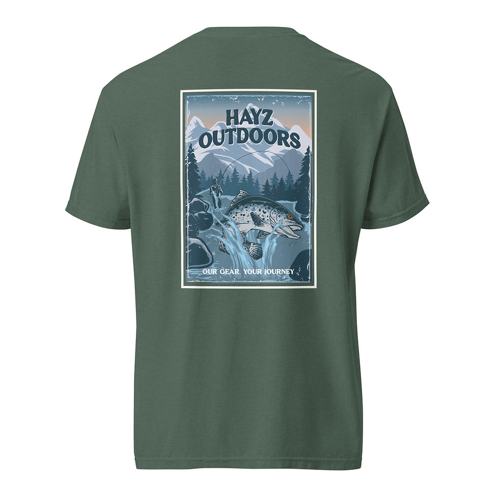 Thumbnail: Hayz Fishing Garment-dyed Heavyweight t-shirt
