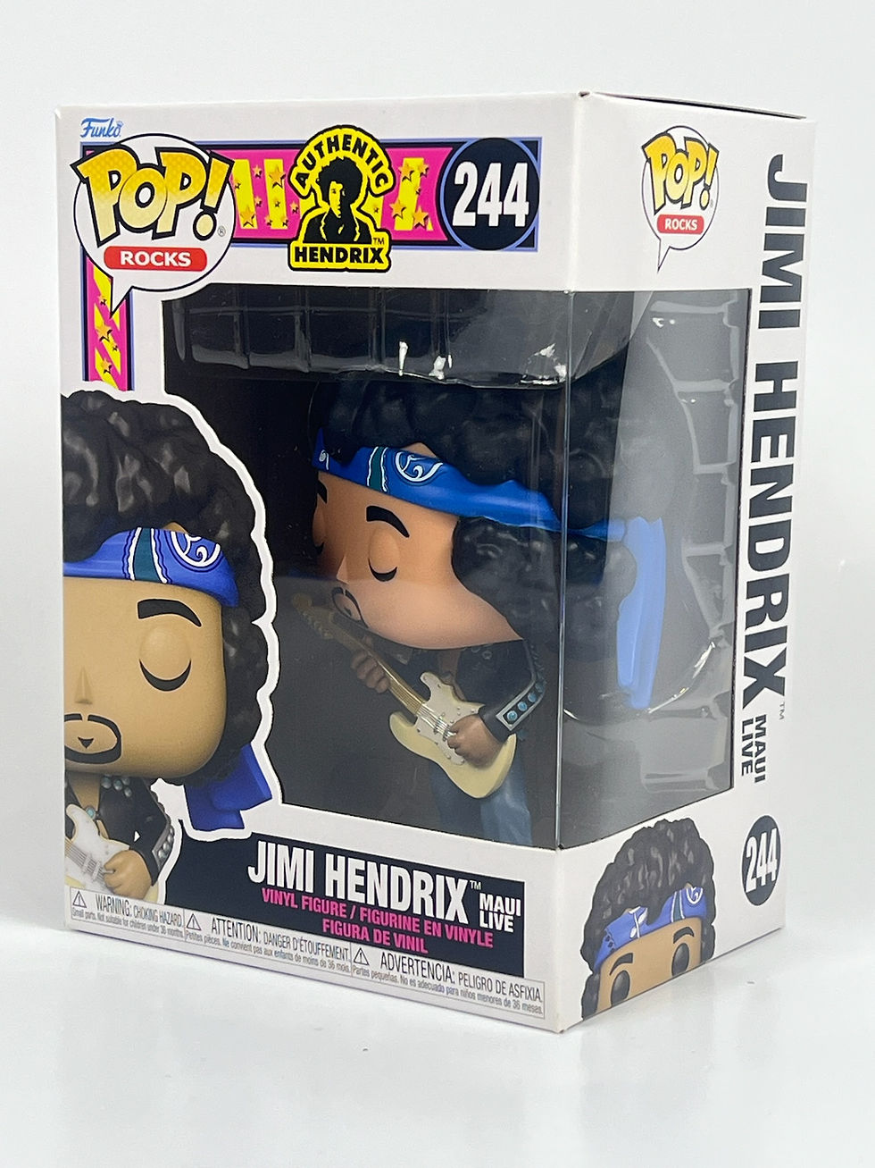 Thumbnail: Jimi Hendrix Funko Pop #244 Pop Rocks; Classic Hendrix vinyl figure; Hendrix collectible Pop display