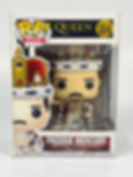 Freddie Mercury #183 Funko Pop figure in yellow jacket from Wembley performance.