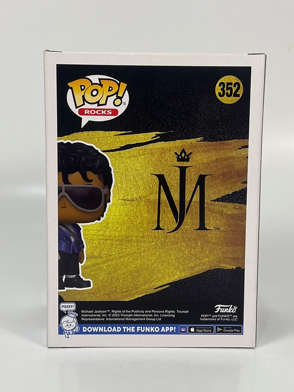 Thumbnail: Michael Jackson #352 Diamond Collection Funko Pop in sparkly outfit.