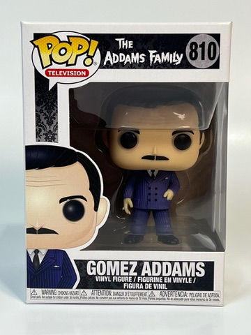 Funko Pop Television Gomez Addams #810 collectible in window box