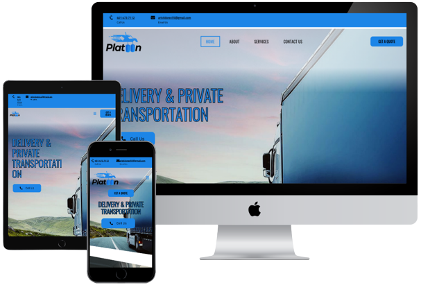 Platoon Logistical Services - Made by SITEGUY.COM