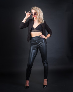 All black fashion photography shoot 07