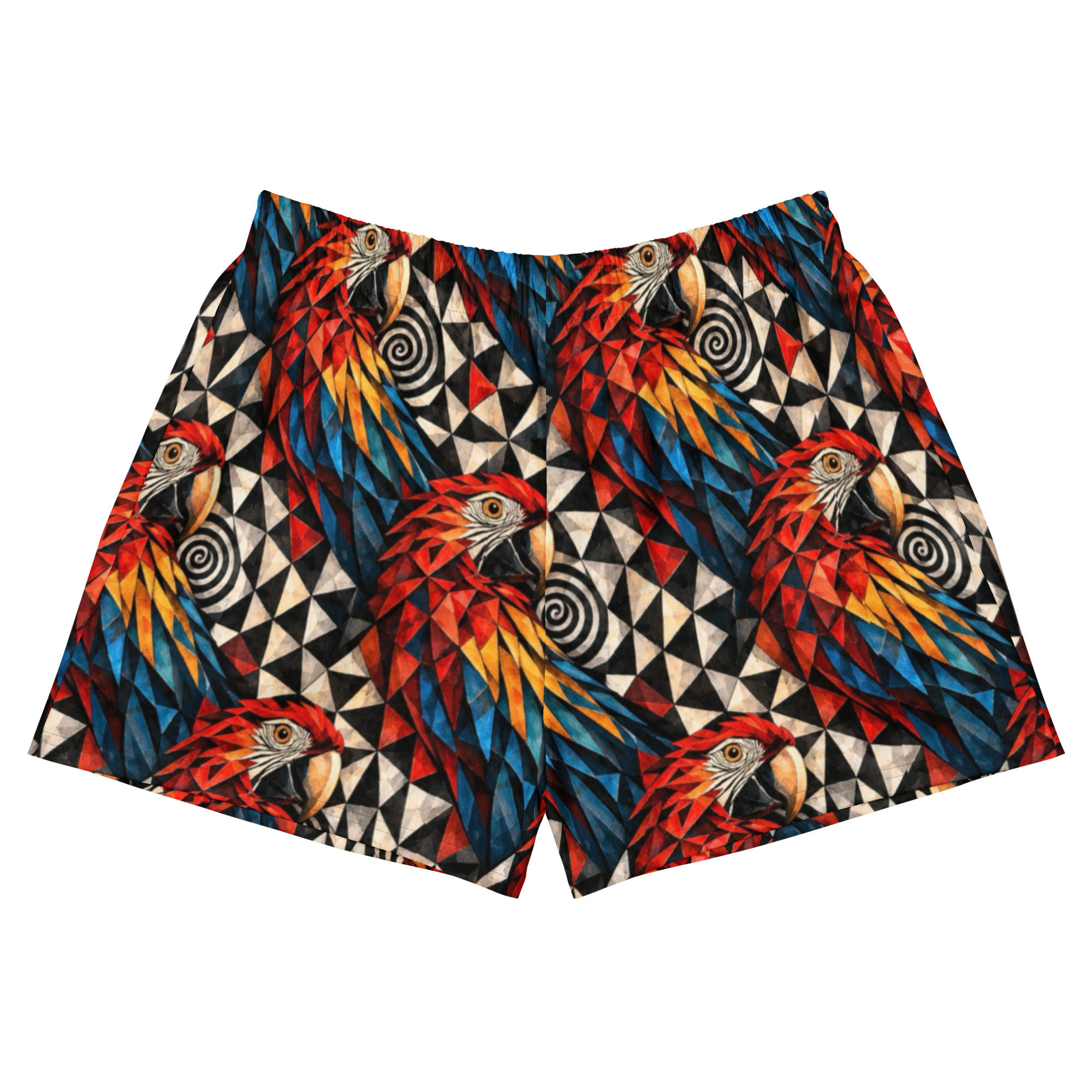 Macaw Unisex Athletic Shorts