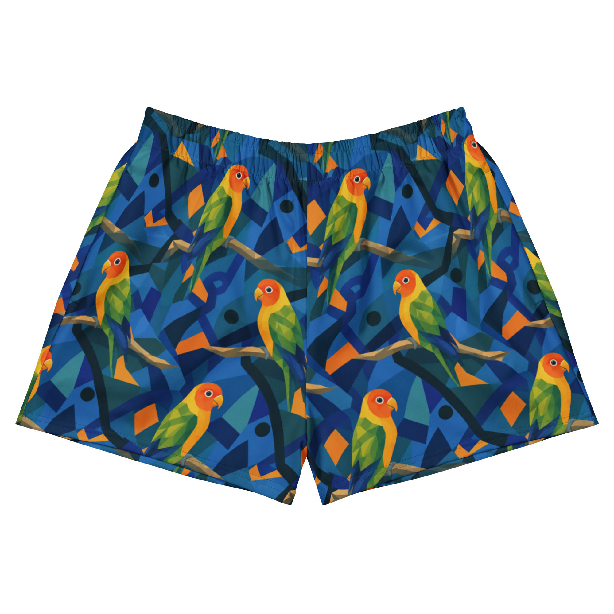 Parrot Unisex Athletic Shorts