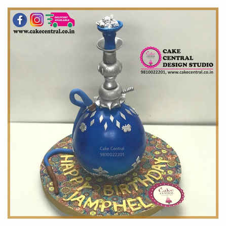 Hookah Cake Delhi | 4D / 3D Hookah Cake Delhi | Online Cake Delivery Delhi , Noida , Gurgaon , Cake Central - Premier Cake Design Studio , New Delhi , Delhi