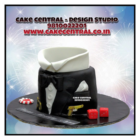 Suit & Tie Cake Delhi