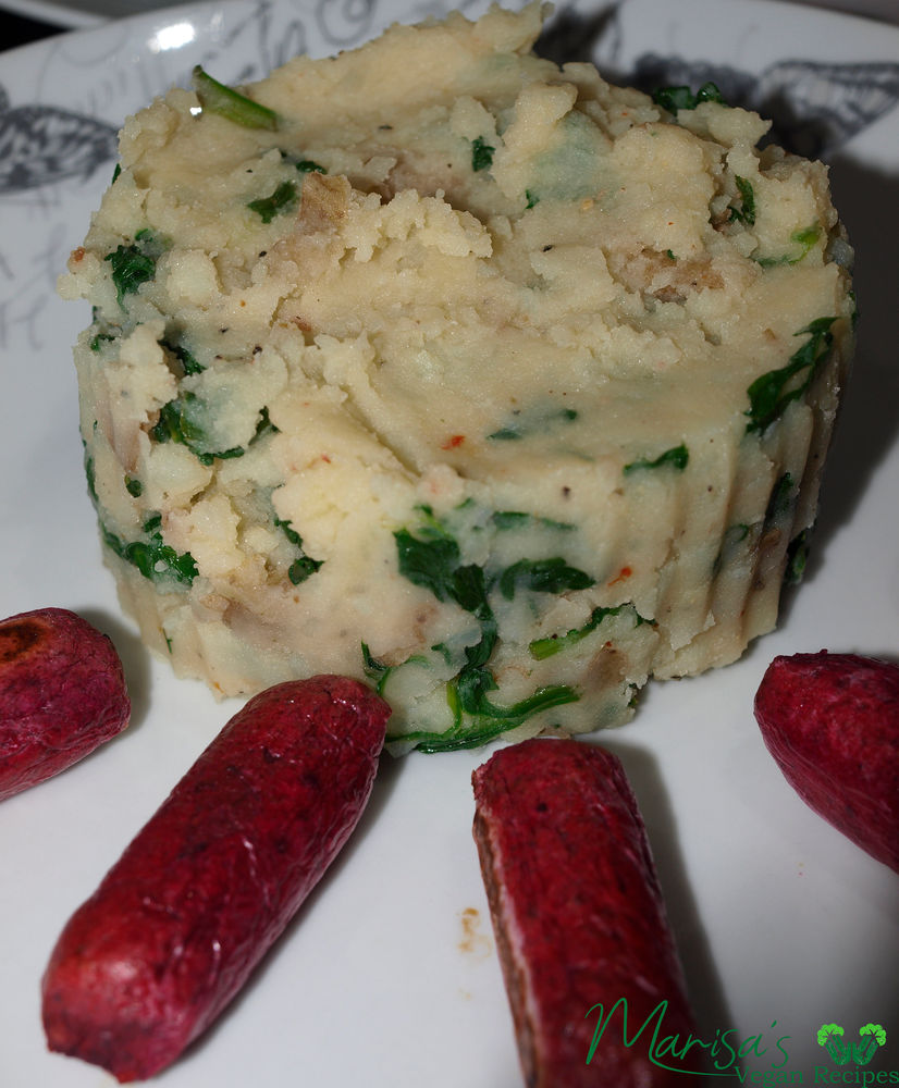 Vegan New Potato Florentine